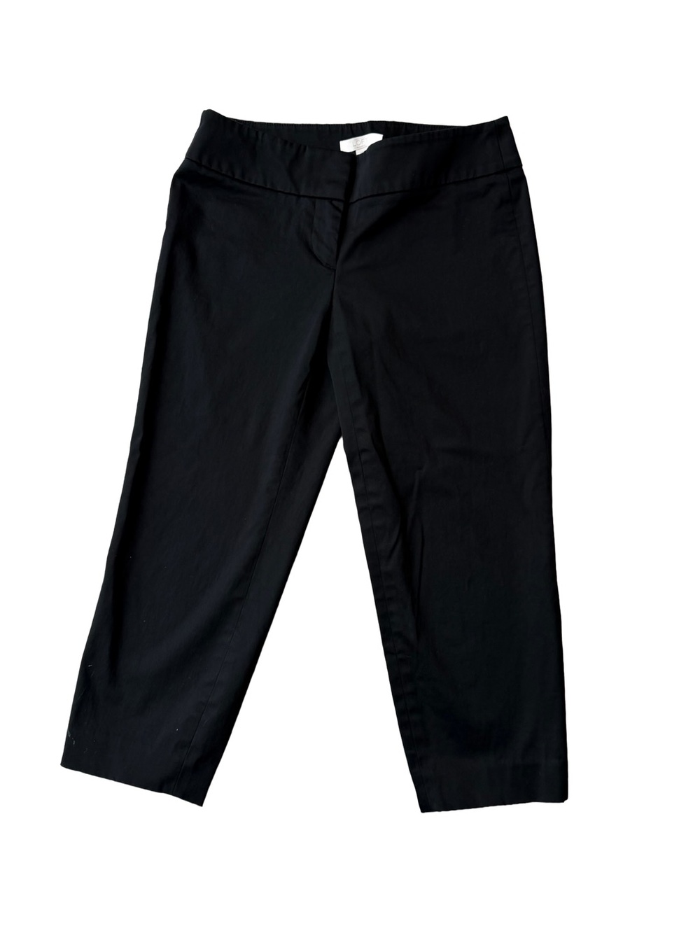 LOFT Petites Marisa Black Crop Pants 00P Capri Dress Trousers Workwear Career 00